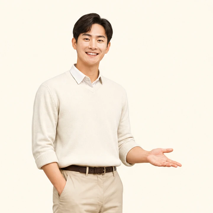 저신용 중고차 장기렌트 상담 신청을 안내하는 담당자